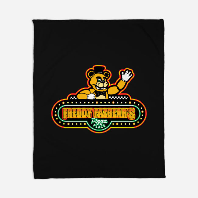 Fazbear's Pizza-None-Fleece-Blanket-dalethesk8er