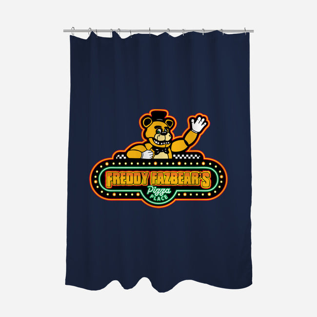 Fazbear's Pizza-None-Polyester-Shower Curtain-dalethesk8er