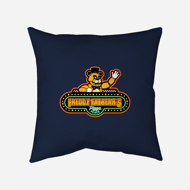 Fazbear's Pizza-None-Removable Cover-Throw Pillow-dalethesk8er