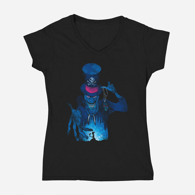 Witch Doctor-Womens-V-Neck-Tee-dalethesk8er