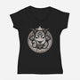 Your Emotional Support Demon-Womens-V-Neck-Tee-jrberger