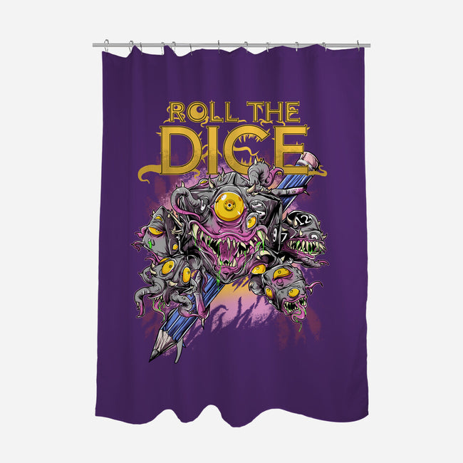 Mimic Dice-None-Polyester-Shower Curtain-Guilherme magno de oliveira