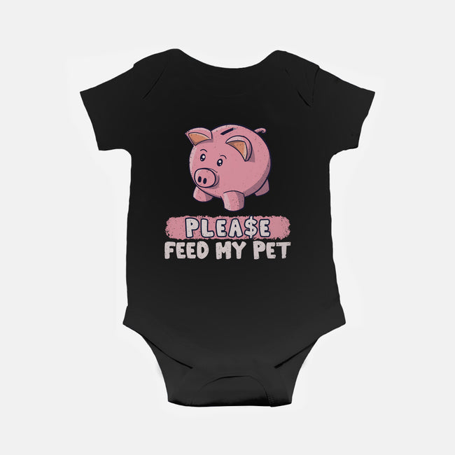 Please Feed My Pet-Baby-Basic-Onesie-NMdesign