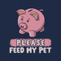 Please Feed My Pet-Womens-V-Neck-Tee-NMdesign