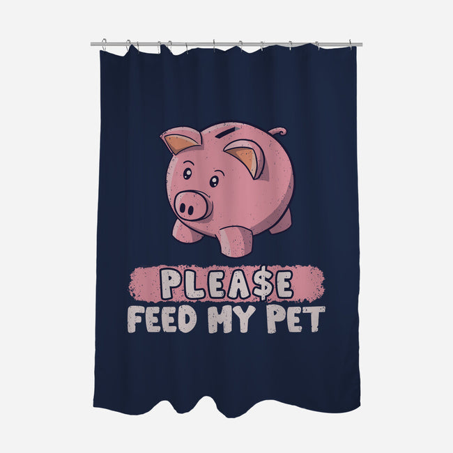 Please Feed My Pet-None-Polyester-Shower Curtain-NMdesign