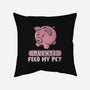 Please Feed My Pet-None-Non-Removable Cover w Insert-Throw Pillow-NMdesign