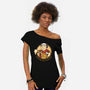 Emperor Boy-Womens-Off Shoulder-Tee-paulagarcia