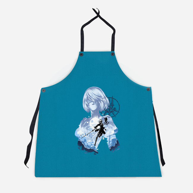 Project YorHa-Unisex-Kitchen-Apron-hypertwenty