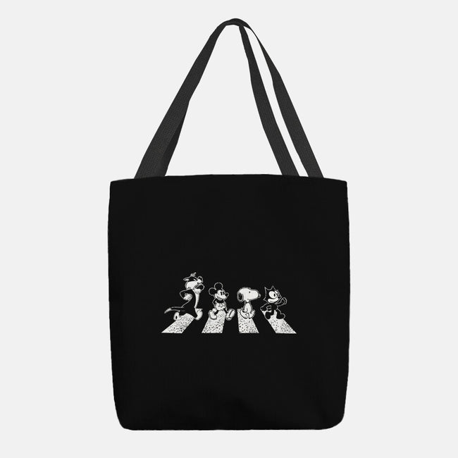 Black And White Road-None-Basic Tote-Bag-turborat14