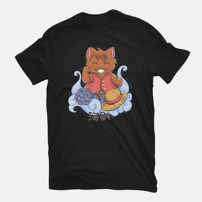 Pirate Maneki Neko-Youth-Basic-Tee-ellr