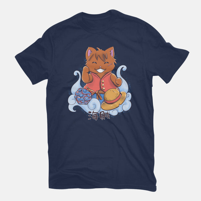 Pirate Maneki Neko-Mens-Basic-Tee-ellr