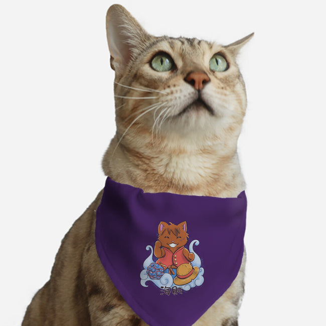 Pirate Maneki Neko-Cat-Adjustable-Pet Collar-ellr