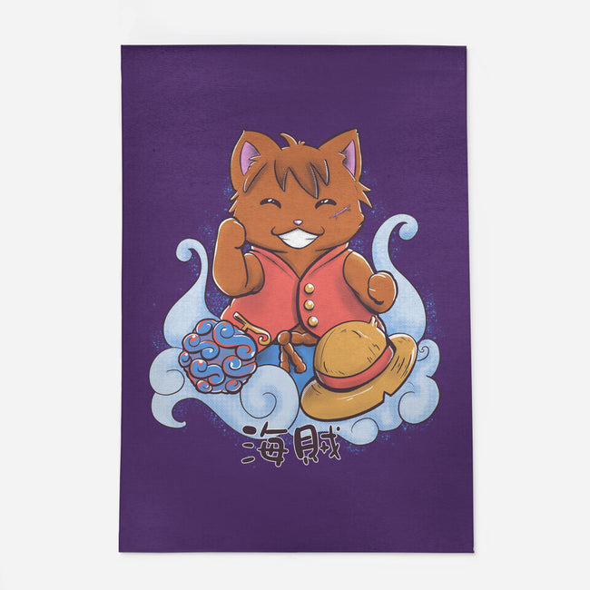 Pirate Maneki Neko-None-Indoor-Rug-ellr