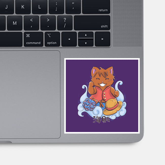 Pirate Maneki Neko-None-Glossy-Sticker-ellr