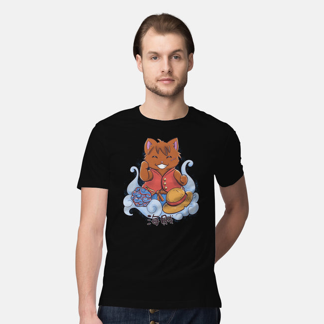 Pirate Maneki Neko-Mens-Premium-Tee-ellr