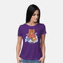 Pirate Maneki Neko-Womens-Basic-Tee-ellr