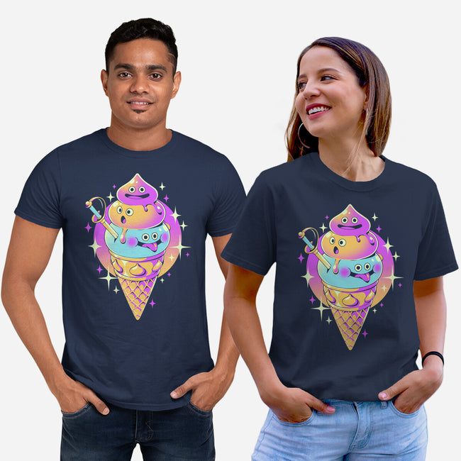 New Ice Quest-Unisex-Basic-Tee-ilustrata