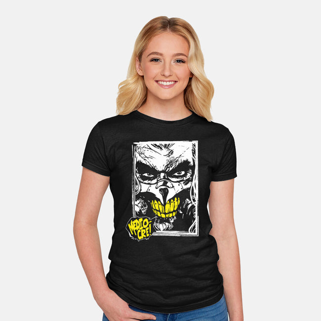 Mediocre-Womens-Fitted-Tee-demonigote