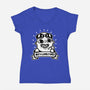 Wot A Luvely Day-Womens-V-Neck-Tee-demonigote