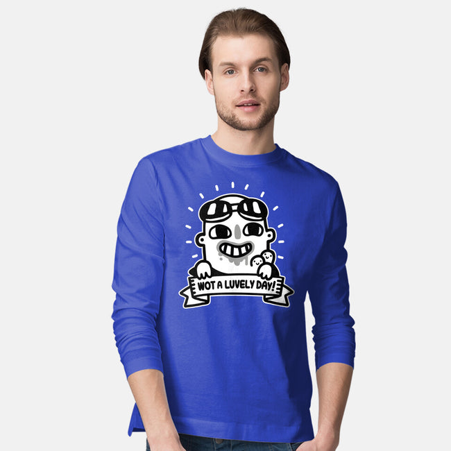 Wot A Luvely Day-Mens-Long Sleeved-Tee-demonigote