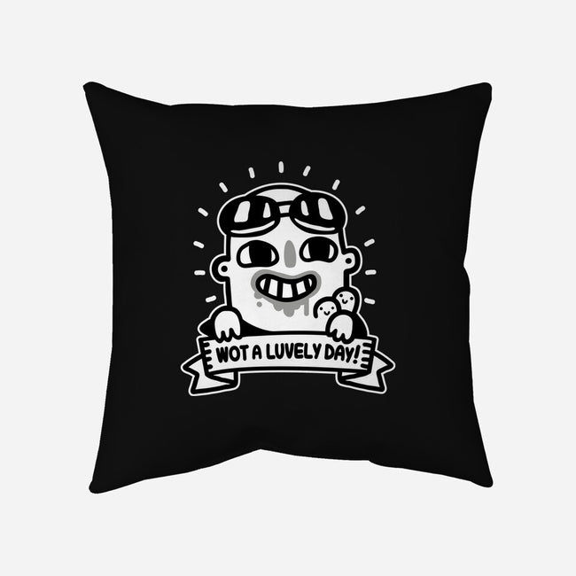 Wot A Luvely Day-None-Removable Cover-Throw Pillow-demonigote