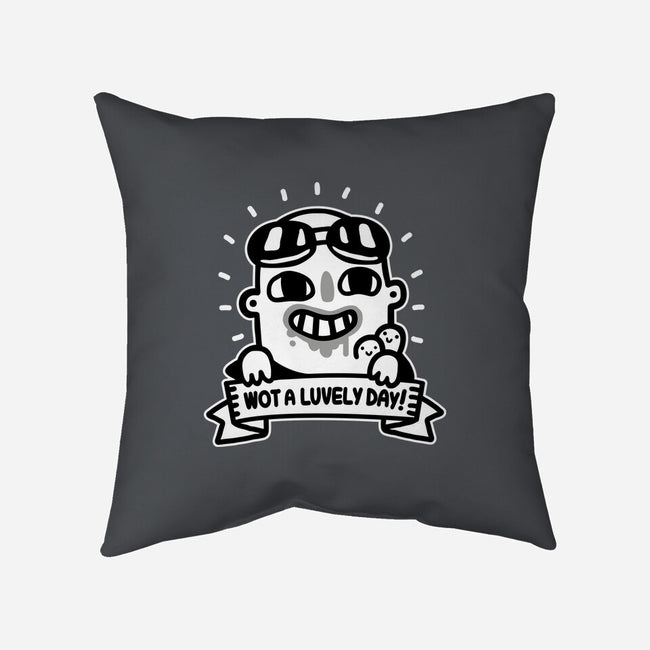 Wot A Luvely Day-None-Removable Cover-Throw Pillow-demonigote