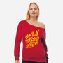 Only The Mad-Womens-Off Shoulder-Sweatshirt-demonigote