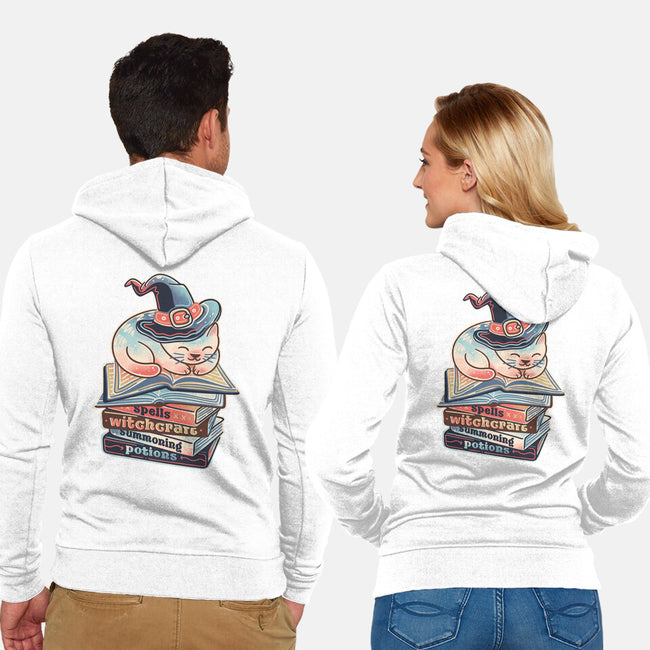 Reading Books Is Fun-Unisex-Zip-Up-Sweatshirt-glitchygorilla