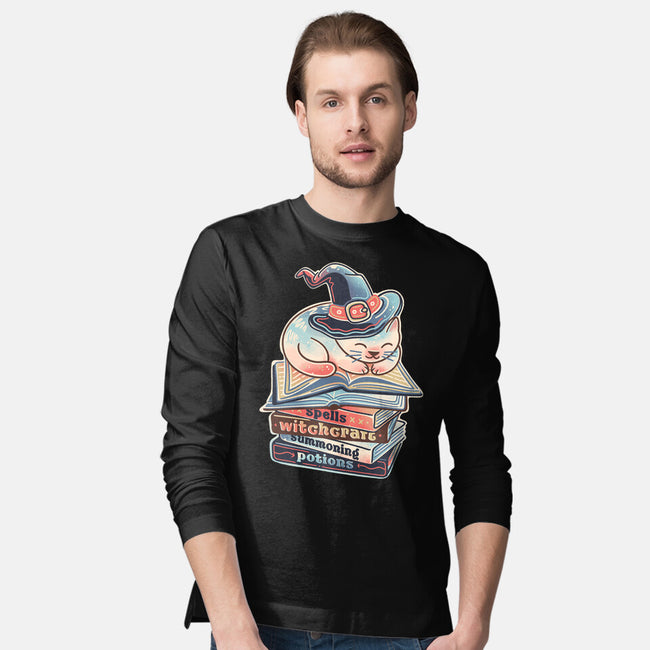 Reading Books Is Fun-Mens-Long Sleeved-Tee-glitchygorilla