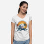 Finally Found Myself-Womens-V-Neck-Tee-Claudia