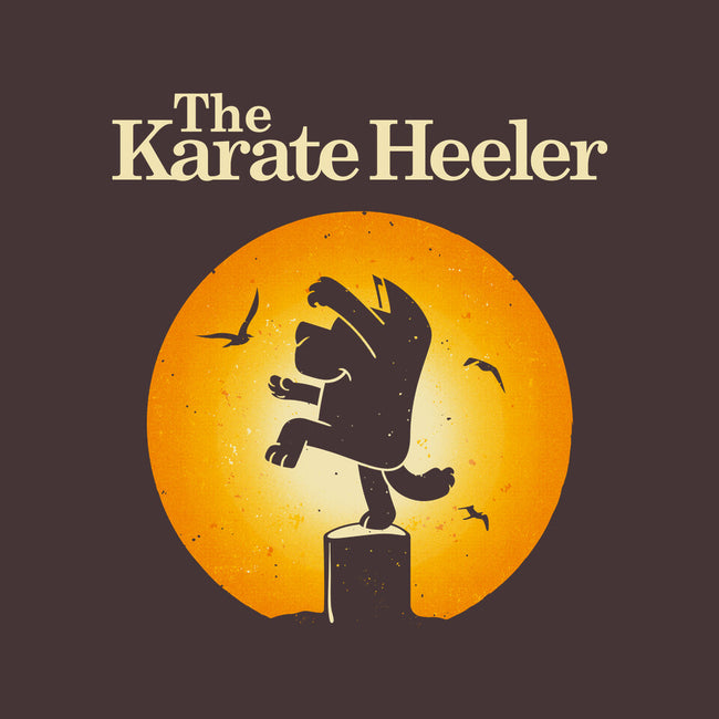 The Karate Heeler-None-Fleece-Blanket-retrodivision