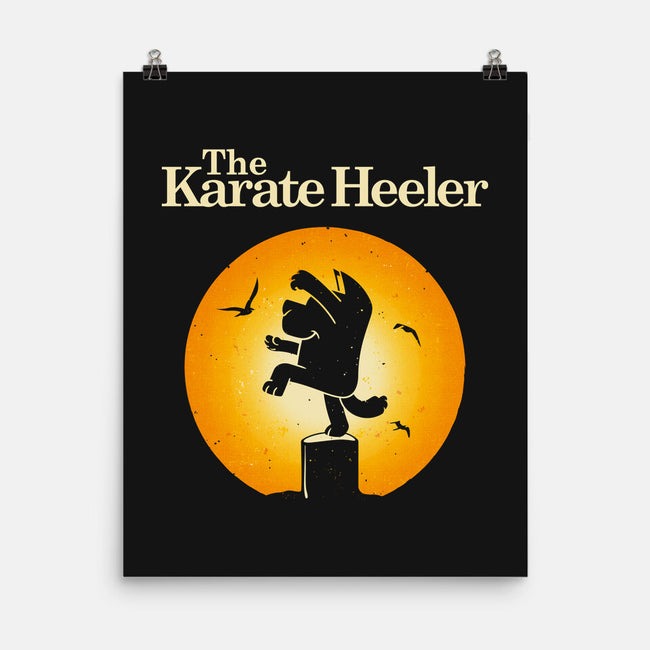 The Karate Heeler-None-Matte-Poster-retrodivision