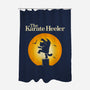 The Karate Heeler-None-Polyester-Shower Curtain-retrodivision