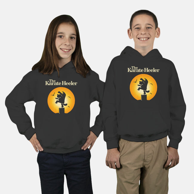 The Karate Heeler-Youth-Pullover-Sweatshirt-retrodivision