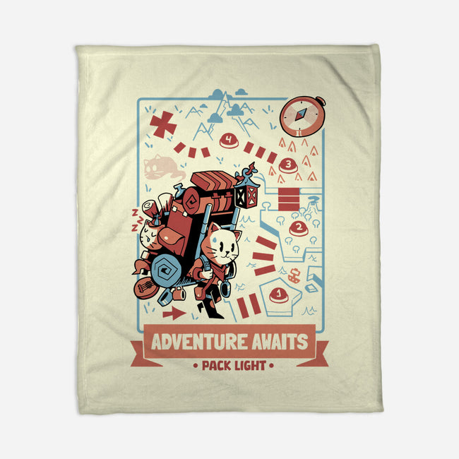 Adventure Awaits Pack Light-None-Fleece-Blanket-Heyra Vieira