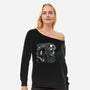 Starry Scissorhands-Womens-Off Shoulder-Sweatshirt-zascanauta