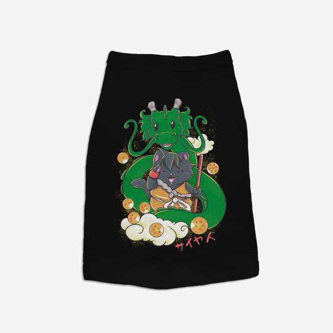 Saiyan Maneki Neko-Dog-Basic-Pet Tank-ellr