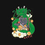 Saiyan Maneki Neko-None-Glossy-Sticker-ellr