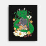 Saiyan Maneki Neko-None-Stretched-Canvas-ellr