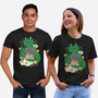 Saiyan Maneki Neko-Unisex-Basic-Tee-ellr