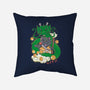 Saiyan Maneki Neko-None-Removable Cover-Throw Pillow-ellr