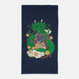 Saiyan Maneki Neko-None-Beach-Towel-ellr