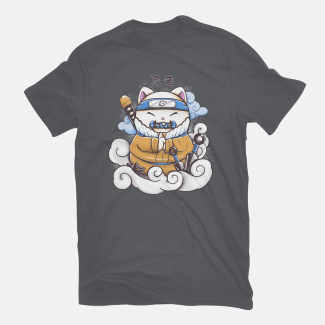 Ninja Maneki Neko-Unisex-Basic-Tee-ellr