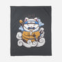 Ninja Maneki Neko-None-Fleece-Blanket-ellr