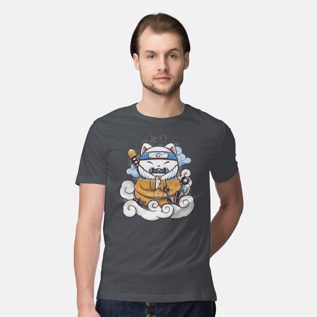 Ninja Maneki Neko-Mens-Premium-Tee-ellr