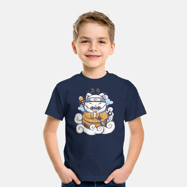 Ninja Maneki Neko-Youth-Basic-Tee-ellr