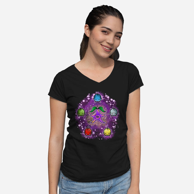 Super Fruit-Womens-V-Neck-Tee-nickzzarto