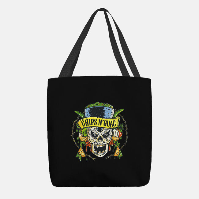 Chips N Guac-None-Basic Tote-Bag-Wenceslao A Romero