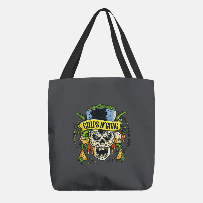 Chips N Guac-None-Basic Tote-Bag-Wenceslao A Romero