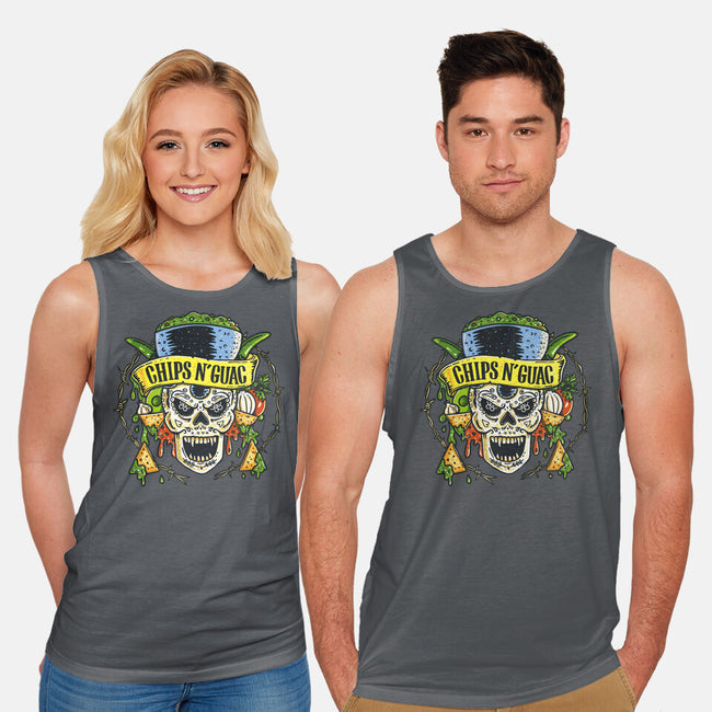 Chips N Guac-Unisex-Basic-Tank-Wenceslao A Romero